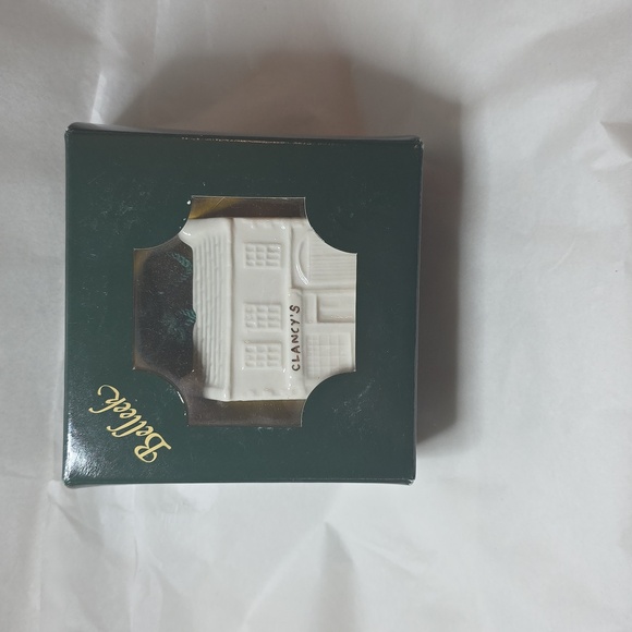 Beleek - 2006 Christmas Ornament, Clancy's Pub Bell in Original Box - Picture 5 of 5